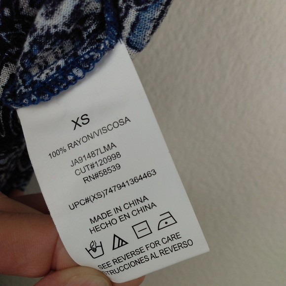 Speechless Women's Sleeveless Black & Blue midi Dress Size XS - Picture 7 of 9